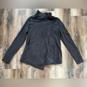 Lululemon Charcaol Wrap Jacket Cardigan